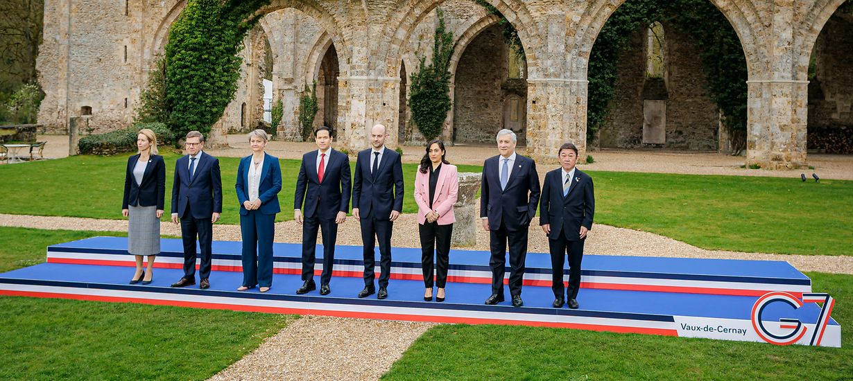 Pour la sécurité dans une situation mondiale tendue : les ministres des Affaires étrangères du G7 se réunissent près de Paris
